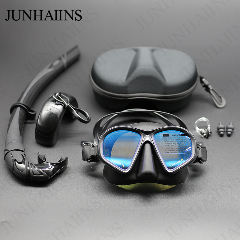 Freediving Mask Set - Máscara de Buceo de Vidrio Templado