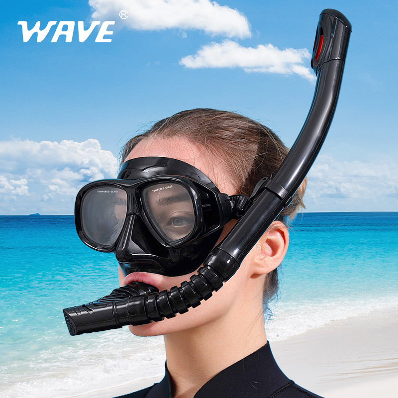 Freediving Mask Set - WAVE-Juego completo de snorkel profesional de
