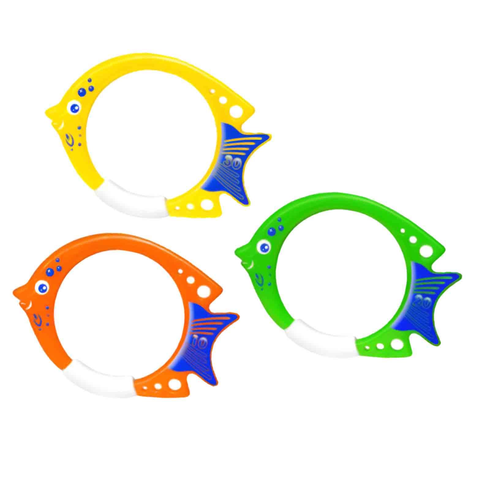 Aquatic Sports Equipment - Juego de 3 Anillos de Buceo
