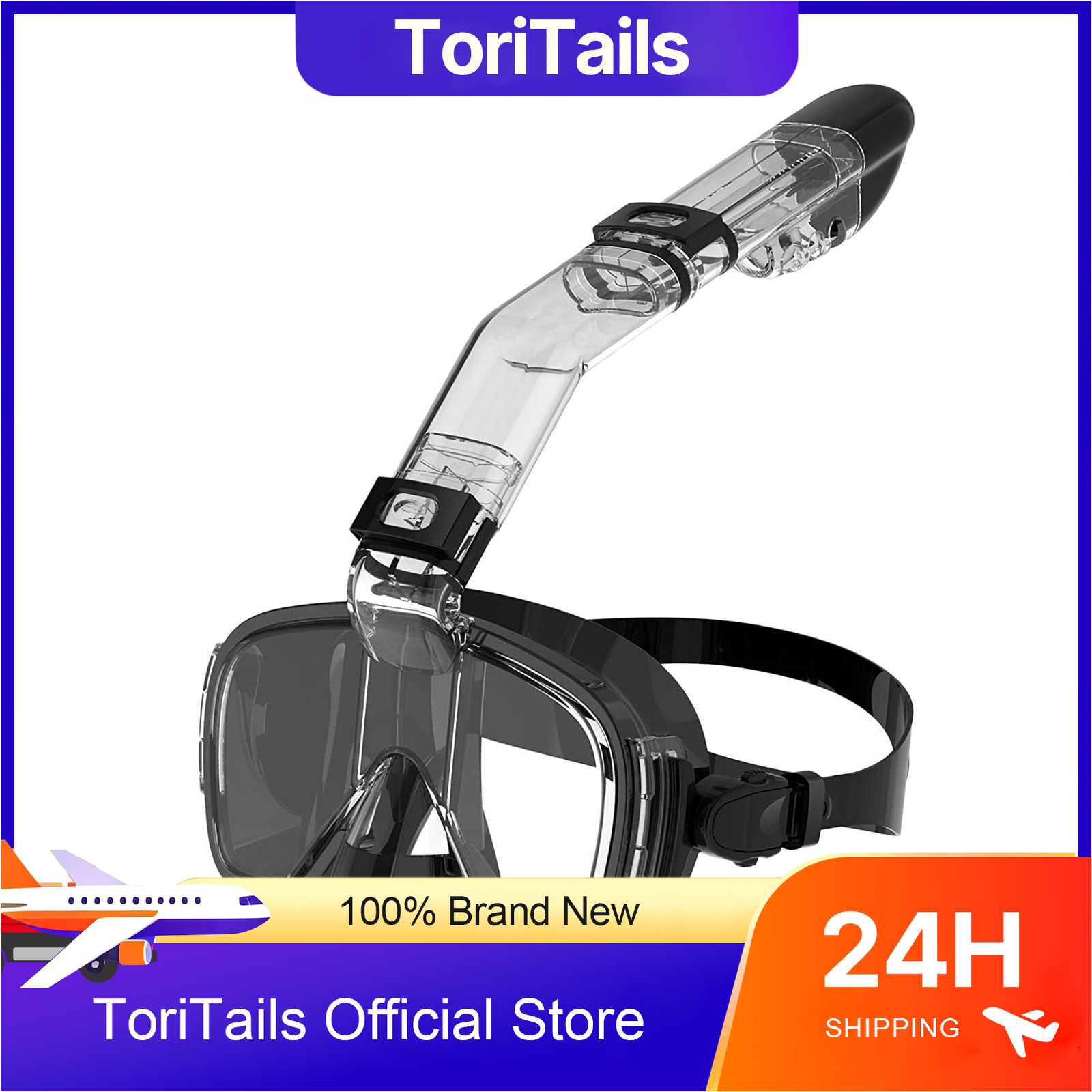 Freediving Mask Set - Máscara de Snorkel Subacuática de Media