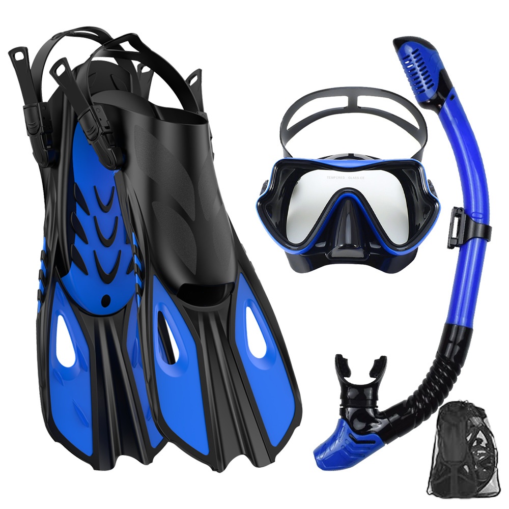 Freediving Mask Set - Set de Snorkel, Máscara de Buceo