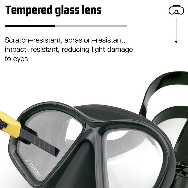 Máscara de Buceo de Vidrio Tem - Freediving Mask Set reseña y precio