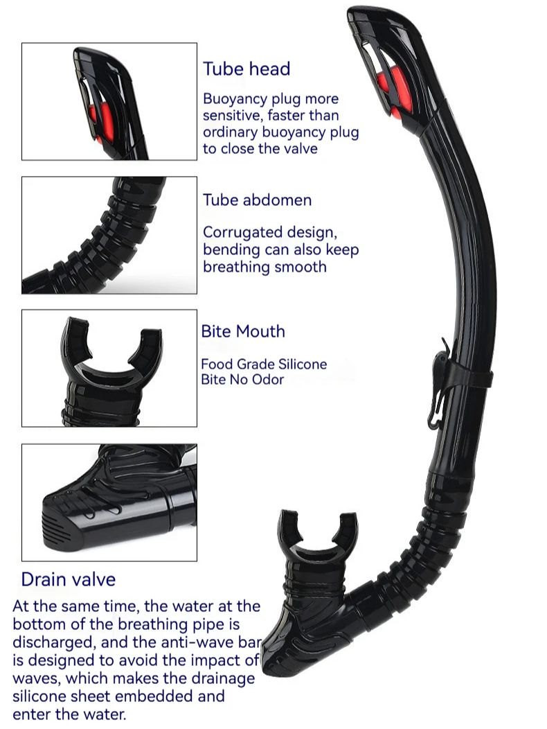 WAVE-Juego completo de snorkel - Freediving Mask Set reseña y precio