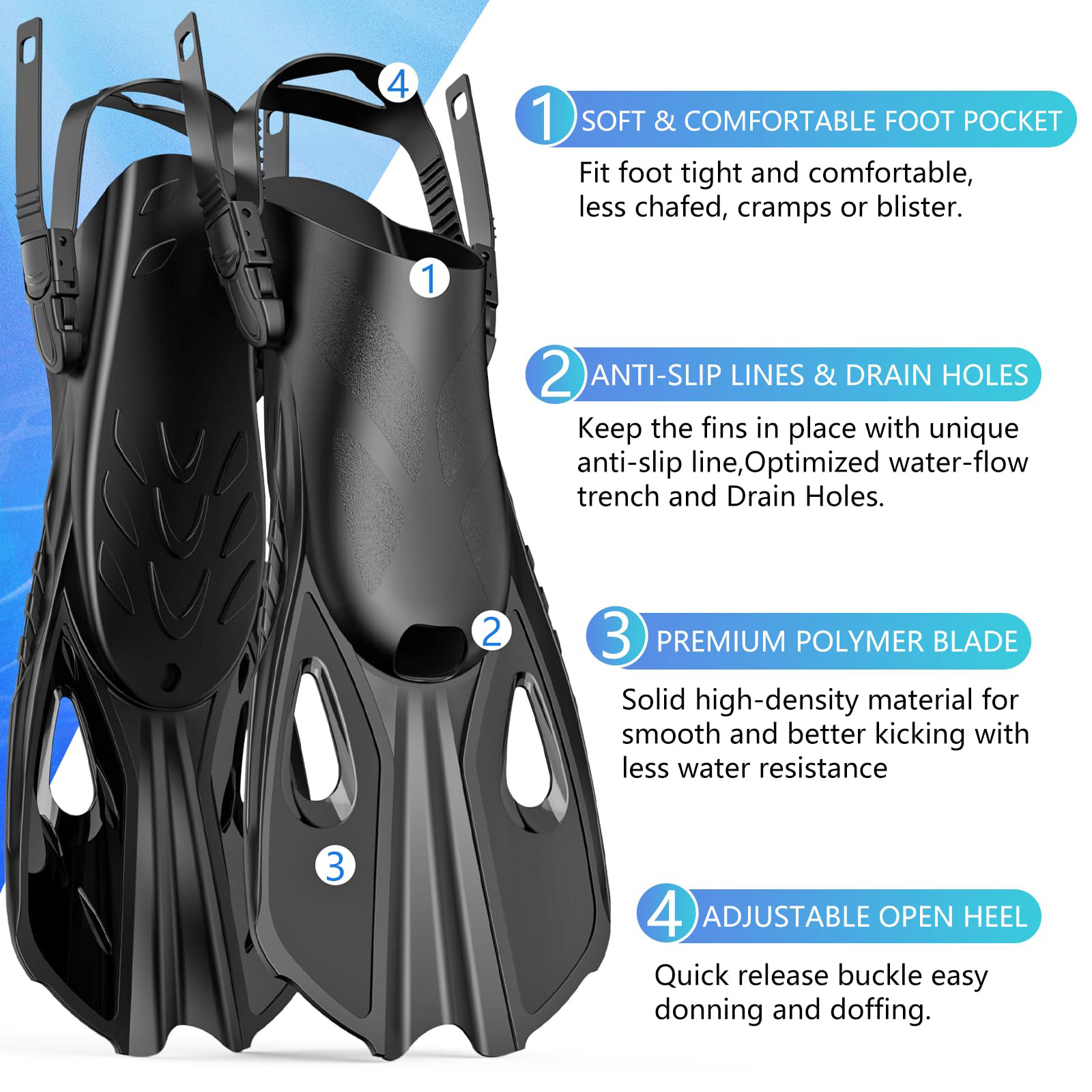Máscara aletas juego de snorke - Freediving Mask Set reseña y precio