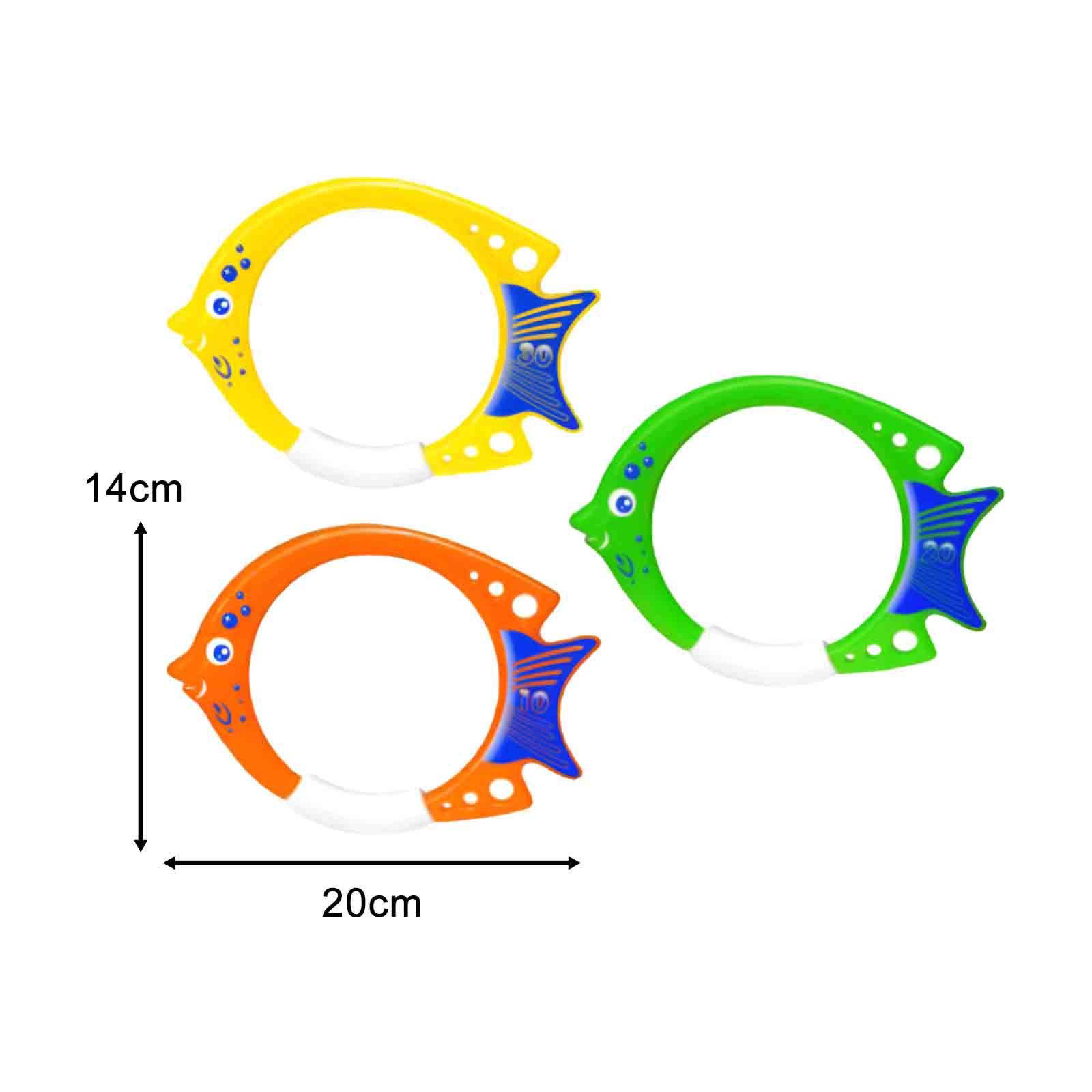 Juego de 3 Anillos de Buceo pa - Aquatic Sports Equipment reseña y precio