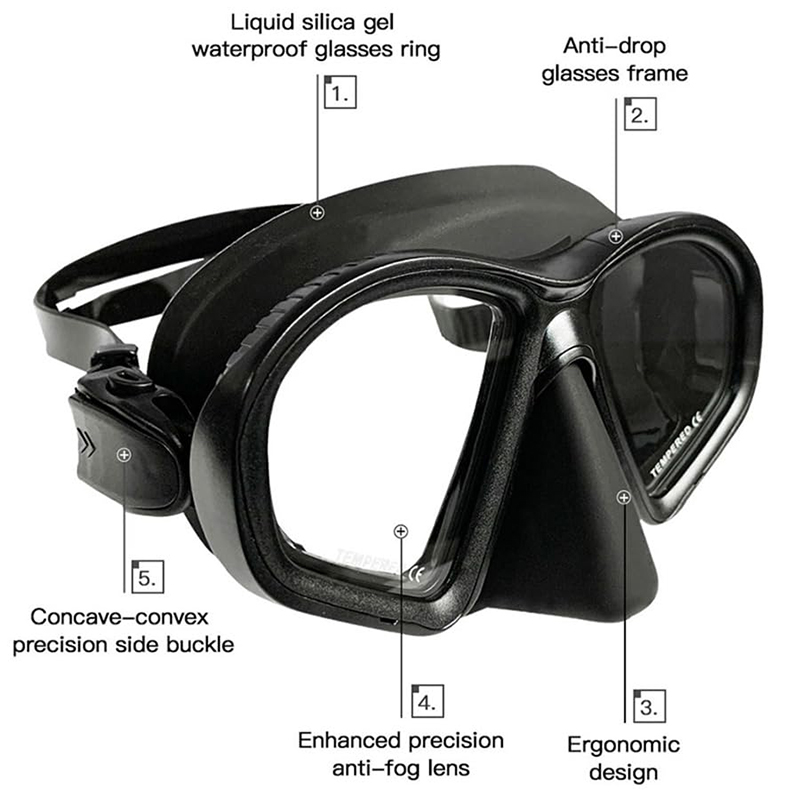 Set de Máscara de Buceo Libre  - Freediving Mask Set reseña y precio
