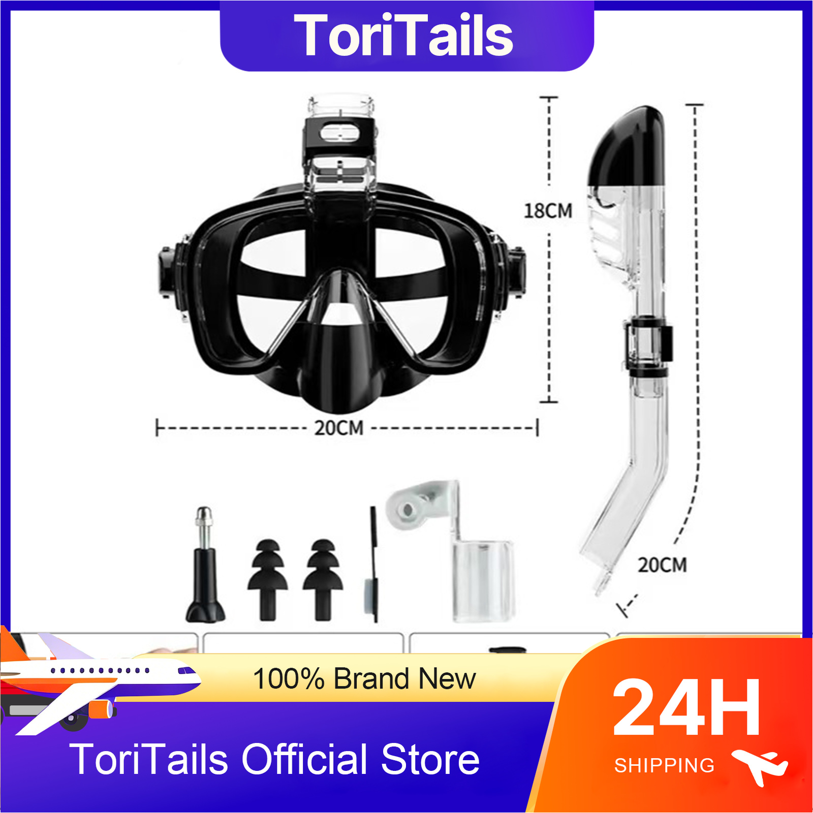 Máscara de Snorkel Subacuática - Freediving Mask Set reseña y precio